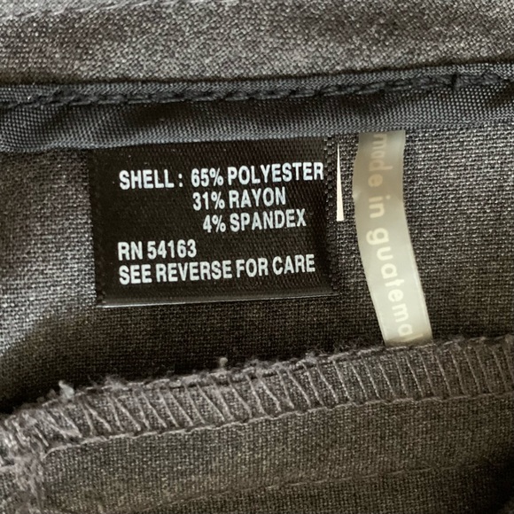 Ellen Tracy Stretch Straight Leg Trousers ~ Size 8 ~ Charcoal ~ Classic Workwear - Picture 14 of 14